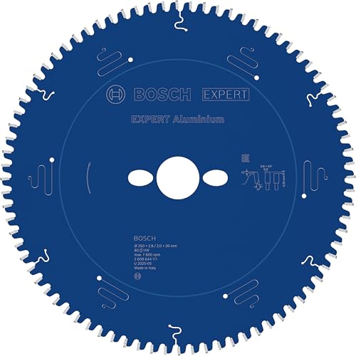 Bosch 1x EXPERT Aluminium Kreissägeblatt für kabelgebundene Kapp‑ und Gehrungssägen (für Aluminium, Ø mm, Professional Zubehör kabelgebundene Kapp- und Gehrungssäge) von Bosch