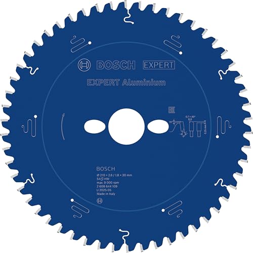 Bosch 1x EXPERT Aluminium Kreissägeblatt für kabelgebundene Kapp‑ und Gehrungssägen (für Aluminium, Ø mm, Professional Zubehör kabelgebundene Kapp- und Gehrungssäge) von Bosch