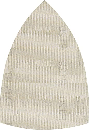 Bosch 50x EXPERT M480 Schleifnetz-Sets (für Farbe auf Holz, Hartholz, Ø 100x150 mm, Körnung 120, Professional Zubehör Multischleifer) von Bosch