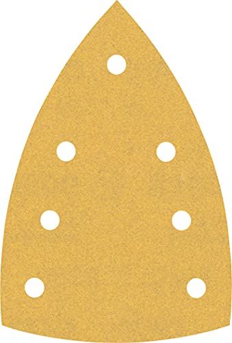 Bosch 50x EXPERT C470 Schleifblatt mit 7 Löchern (für Farbe auf Holz, Hartholz, Ø 100x150 mm, Körnung 180, Professional Zubehör Multischleifer) von Bosch