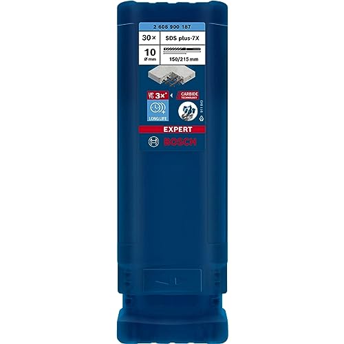 Bosch Hammerbohrer EXPERT 10x150x215mm VE à 30 Stück SDS plus-7X Bosch Hammerbohrer EXPERT 10x150x215mm VE à 30 Stück SDS plus-7X von Bosch