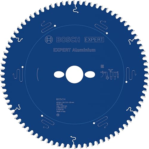 Bosch 1x EXPERT Aluminium Kreissägeblatt für kabelgebundene Kapp‑ und Gehrungssägen (für Aluminium, Ø mm, Professional Zubehör kabelgebundene Kapp- und Gehrungssäge) von Bosch