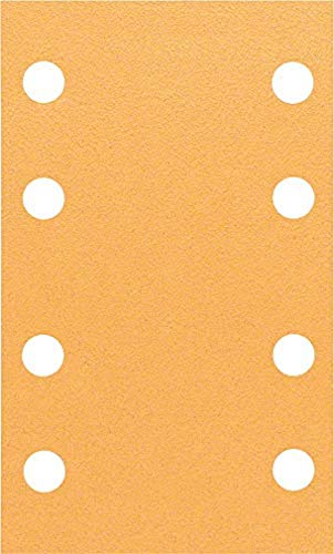 Bosch Professional Schleifblatt für Schwingschleifer Holz und Farbe Best for Wood an Paint, Beige (Körnung 100, C470) von Bosch