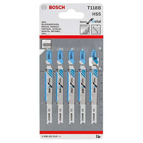 Bosch Stichsägeblatt a 5 Stck T 118 B von Bosch