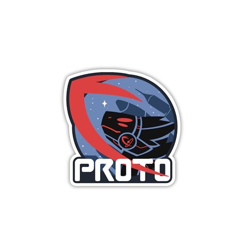 Boss Monsta Protogen "Proto" - PVC Patch, Premium bestickte Patches - Hook & Loop - Vielseitig & anpassbar - Perfekt für Jacken, Taschen und DIY Handwerk von Boss Monsta