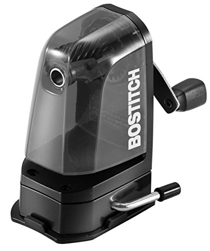 Bostitch Office MPS2-BLK Manueller Bleistiftspitzer, Vakuumhalterung oder Schraubbefestigung, Schwarz Bostitch Office MPS2-BLK Manueller Bleistiftspitzer, Vakuumhalterung oder Schraubbefestigung, Schwarz von Bostitch