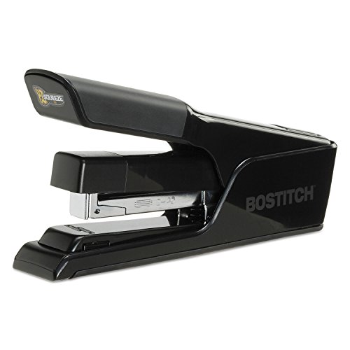 Bostitch EZ Squeeze 40 Blatt Flat Clinch Desktop Hefter, reduzierter Aufwand, Schwarz (B9040) von Bostitch