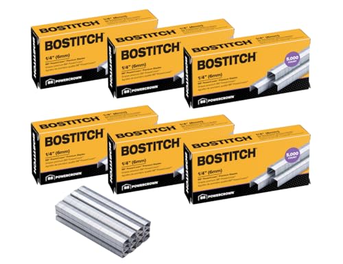 Bostitch Office B8 PowerCrown Heftklammern, 0,6 cm, 30.000 Stück (STCRP21151/4-6), Silber von Bostitch