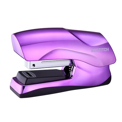 Bostitch Office Strapazierfähiges Heftgerät mit 40 Blättern, kleine Größe, passt in die Handfläche, Metallic Purple Bostitch Office Strapazierfähiges Heftgerät mit 40 Blättern, kleine Größe, passt in die Handfläche, Metallic Purple von Bostitch