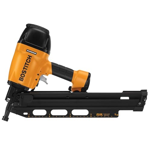 Bostitch f21pl rund Kopf 1–1/2 bis 3–1/2-Streifennagler mit positive Placement Spitze und Magnesium Gehäuse, F21PL Bostitch f21pl rund Kopf 1–1/2 bis 3–1/2-Streifennagler mit positive Placement Spitze und Magnesium Gehäuse, F21PL von Bostitch
