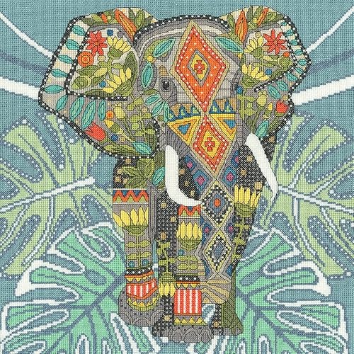 Bothy Threads Kreuzstich-Set, Motiv: Jeweled Elephant von Bothy Threads The Home Of Happy Stitching