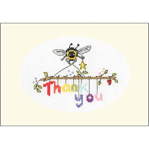 Kreuzstich Set mit Zählmuster "Bee-ing thankful" von Bothy Threads The Home of Happy Stitching