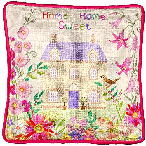 Bothy Threads Gobelin-Stickkissen Set "Home Sweet Home", Stickbild vorbedruckt, TSS5, 36x36cm von Bothy Threads