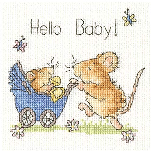 Bothy Threads Grußkarte Kreuzstich-Set Hallo Baby! Zählmuster, Multifarbig Bothy Threads Grußkarte Kreuzstich-Set Hallo Baby! Zählmuster, Multifarbig von Bothy Threads