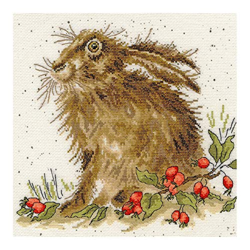 Bothy Threads Kreuzstich Satz - Hippie Hare von Bothy Threads