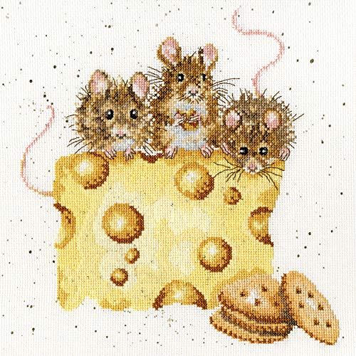 Bothy Threads Kreuzstich-Set Cracker über Käse von Bothy Threads