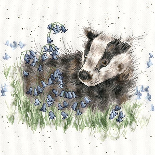 Bothy Threads Kreuzstich-Set Bluebell Wald, 26x26cm, XHD31, Zählmuster Bothy Threads Kreuzstich-Set Bluebell Wald, 26x26cm, XHD31, Zählmuster von Bothy Threads