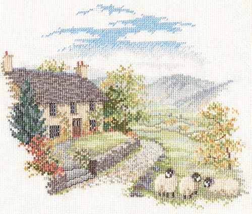 Bothy Threads Kreuzstich-Set Landschaft – Hügel Bauernhof, 20x17cm, DWCON03, Zählmuster Bothy Threads Kreuzstich-Set Landschaft – Hügel Bauernhof, 20x17cm, DWCON03, Zählmuster von Bothy Threads