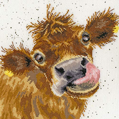 Bothy Threads Kreuzstich-Set Moo, 26x26cm, XHD48, Zählmuster Bothy Threads Kreuzstich-Set Moo, 26x26cm, XHD48, Zählmuster von Bothy Threads