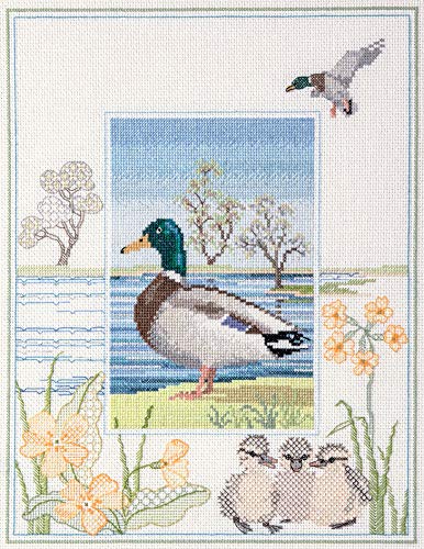Bothy Threads Kreuzstich-Set Tierwelt - Stockente, 26.9x34.2cm, DWWIL8, Zählmuster von Derwentwater Designs