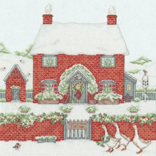 Bothy Threads Kreuzstich Set mit Zählmuster Landgut: Weihnachtshäuschen, multifarbig Bothy Threads Kreuzstich Set mit Zählmuster Landgut: Weihnachtshäuschen, multifarbig von Bothy Threads