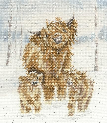 Bothy Threads Kreuzstich Stickpackung Highland-Weihnachten Zählmuster, Multifarbig von Bothy Threads