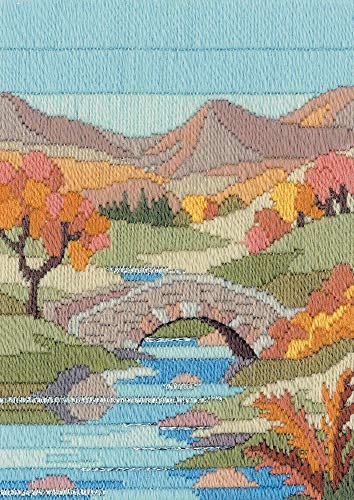 Bothy Threads Langstich-Set "Jahreszeiten - Berg im Herbst", 24x17cm, DW14MLS3, Zählmuster von Derwentwater Designs