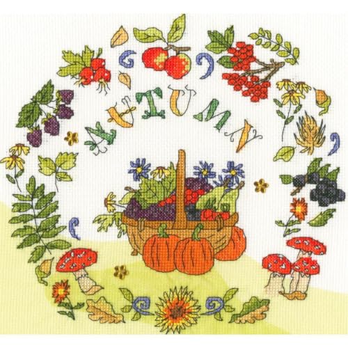 Bothy Threads Kreuzstich Set mit Zählmuster Herbstzeit, Bothy Threads Kreuzstich Set mit Zählmuster Herbstzeit, von Bothy Threads