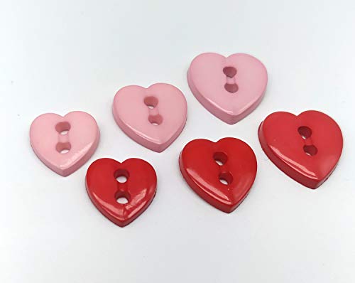 Buttons in Herzform für Kinder - hergestellt und versandt aus Spanien von Botiboton SL