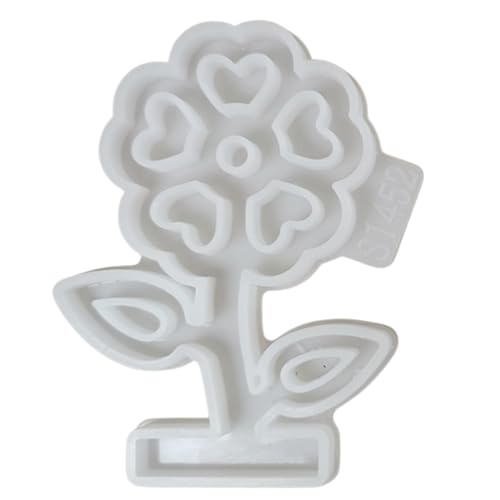 Botiniv Silikon Blumenformen | Blumentopf-Form Für Kunstharz Und Modelliermasse | Dekoratives Bastelwerkzeug Für Osterfeiern Zur Gestaltung Frühlingshafter Tischdekoration von Botiniv