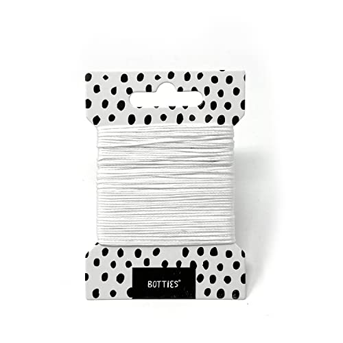 Botties N000 Zubehör, 100% Polyester (gewachst), weiß, 14 Meter von Botties