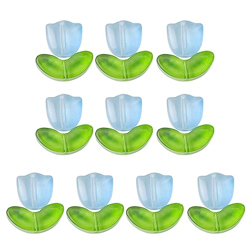 Bottone Glasblumen-Anhänger, Abstandshalter für Schmuckherstellung, Zubehör, Basteln, 8 Farben, 10 Stück, Wie beschrieben Bottone Glasblumen-Anhänger, Abstandshalter für Schmuckherstellung, Zubehör, Basteln, 8 Farben, 10 Stück, Wie beschrieben von Bottone