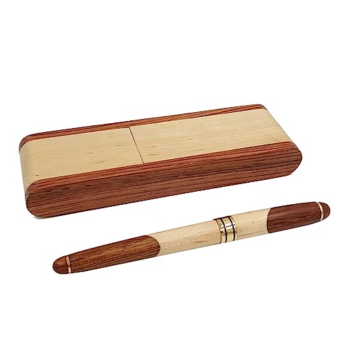 Luxuriöse Gel-Tintenroller, Schreibstifte, Business-Stifte, Herren-Geschenke, Holz-Kugelschreiber-Sets mit Aufbewahrungsbox Luxuriöse Gel-Tintenroller, Schreibstifte, Business-Stifte, Herren-Geschenke, Holz-Kugelschreiber-Sets mit Aufbewahrungsbox von Bottone