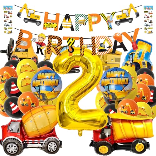 42 Stück Bagger Deko Kindergeburtstag 2 Folienballon und Luftballons Deko 2. Geburtstag Junge Riesige Folienballons Ø30-87cm BAU Party Deko Happy Birthday Banner Girlande Bagger Luftballons Geburtstag 42 Stück Bagger Deko Kindergeburtstag 2 Folienballon und Luftballons Deko 2. Geburtstag Junge Riesige Folienballons Ø30-87cm BAU Party Deko Happy Birthday Banner Girlande Bagger Luftballons Geburtstag von BouGPeng