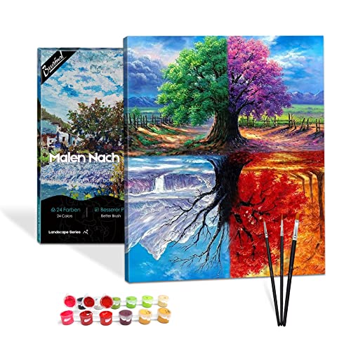 Bougimal Malen Nach Zahlen Erwachsene, Schönes Landschaft Bild mit Rahmen 40 x 50 cm Bougimal Malen Nach Zahlen Erwachsene, Schönes Landschaft Bild mit Rahmen 40 x 50 cm von Bougimal