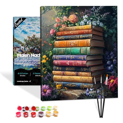 Bougimal Malen Nach Zahlen Erwachsene Landschaft Mit Rahmen inklusive Pinsel und Acrylfarben - 40 x 50 cm, Bücher 2 Bougimal Malen Nach Zahlen Erwachsene Landschaft Mit Rahmen inklusive Pinsel und Acrylfarben - 40 x 50 cm, Bücher 2 von Bougimal
