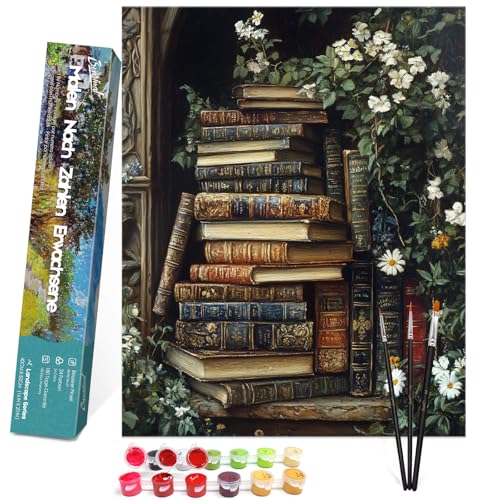 Bougimal Malen Nach Zahlen Erwachsene Landschaft Ohen Rahmen inklusive Pinsel und Acrylfarben - 40 x 50 cm, Buch 3 Bougimal Malen Nach Zahlen Erwachsene Landschaft Ohen Rahmen inklusive Pinsel und Acrylfarben - 40 x 50 cm, Buch 3 von Bougimal