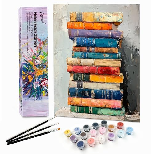 Bougimal Malen Nach Zahlen Erwachsene Landschaft Ohne Rahmen inklusive Pinsel und Acrylfarben - 28 x 35 cm, Bücher 1 Bougimal Malen Nach Zahlen Erwachsene Landschaft Ohne Rahmen inklusive Pinsel und Acrylfarben - 28 x 35 cm, Bücher 1 von Bougimal