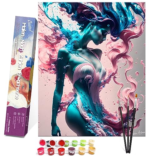 Bougimal Malen Nach Zahlen Erwachsene Popularität ohne Rahmen inklusive Pinsel und Acrylfarben - 40 x 50 cm, Sexy Frau Bougimal Malen Nach Zahlen Erwachsene Popularität ohne Rahmen inklusive Pinsel und Acrylfarben - 40 x 50 cm, Sexy Frau von Bougimal