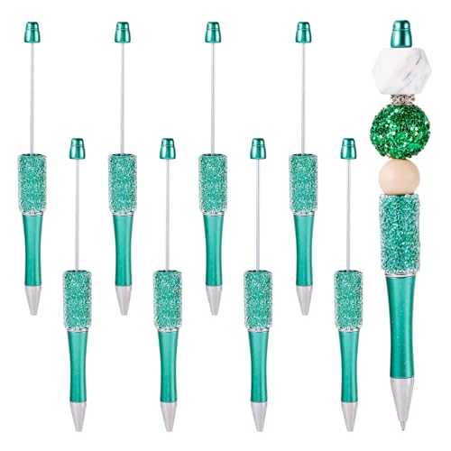 Boutigem 10 Stück DIY Perlenstifte Kunststoff Diamant Stifte Zucker Strass Kugelschreiber für Büro Schule Student Lehrer Personalisierte Stift Dekor Zubehör, Braun Boutigem 10 Stück DIY Perlenstifte Kunststoff Diamant Stifte Zucker Strass Kugelschreiber für Büro Schule Student Lehrer Personalisierte Stift Dekor Zubehör, Braun von Boutigem