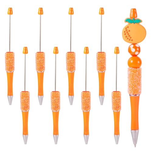 Boutigem 10 Stück DIY Perlenstifte Kunststoff Perlen Stift Sparkly Diamond Strass Kristall Kugelschreiber für Büro Schule Student Lehrer Dekor Supplies Orange Boutigem 10 Stück DIY Perlenstifte Kunststoff Perlen Stift Sparkly Diamond Strass Kristall Kugelschreiber für Büro Schule Student Lehrer Dekor Supplies Orange von Boutigem