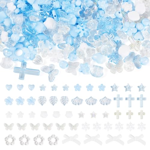 Boutigem 100 g transparente Acryl-Sternperlen mit niedlichem Blumenblatt, Muschel, Kreuzperlen für Haare, Halsketten, Armbänder, Ohrringe, Anhänger, Schmuckherstellung Boutigem 100 g transparente Acryl-Sternperlen mit niedlichem Blumenblatt, Muschel, Kreuzperlen für Haare, Halsketten, Armbänder, Ohrringe, Anhänger, Schmuckherstellung von Boutigem