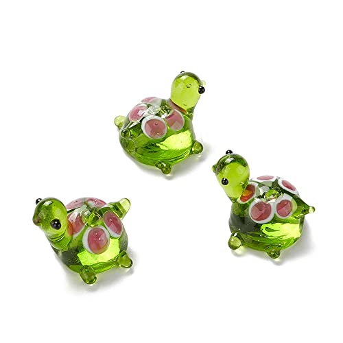 Boutigem 5 handgefertigte Schildkrötenperlen für Schmuckherstellung, Tier, Sommer, Ozean, Armband, Halskette, Ohrringe, Basteln, Dekoration, Geschenke Boutigem 5 handgefertigte Schildkrötenperlen für Schmuckherstellung, Tier, Sommer, Ozean, Armband, Halskette, Ohrringe, Basteln, Dekoration, Geschenke von Boutigem
