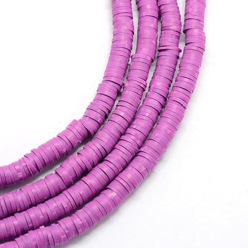 Boutigem 8 mm Tonperlen, 380 ~ 400 Stück, handgefertigte Polymerperlen, Heishi-Abstandshalter-Perlen für Armbänder, Halsketten, mittelgroße Orchidee Boutigem 8 mm Tonperlen, 380 ~ 400 Stück, handgefertigte Polymerperlen, Heishi-Abstandshalter-Perlen für Armbänder, Halsketten, mittelgroße Orchidee von Boutigem