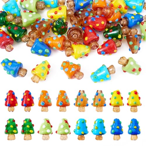 Boutigem Bumpy Mushroom Lampwork-Perlen, bunt, handgefertigt, Pilz-Glasperlen, niedliches Kristallglas, Waldpflanze, Gemüse, Perlen für Bastelarbeiten, Ohrringe, Armbänder, Halsketten Boutigem Bumpy Mushroom Lampwork-Perlen, bunt, handgefertigt, Pilz-Glasperlen, niedliches Kristallglas, Waldpflanze, Gemüse, Perlen für Bastelarbeiten, Ohrringe, Armbänder, Halsketten von Boutigem