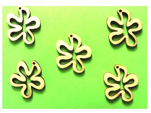 6 Holzapplikationen: verschiedene 21 x 19 mm 6 Holzapplikationen: verschiedene 21 x 19 mm von Boutique d'isacrea