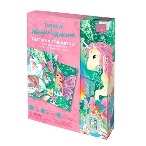 Box Candiy: Totally Magical Forest Glitzertafel, mit 4 Tafeln, 4 Röhren mit Pailletten und 10 Blättern aus Aluminium, in Geschenkbox, 4 x 17 x 23 cm, 6+ Box Candiy: Totally Magical Forest Glitzertafel, mit 4 Tafeln, 4 Röhren mit Pailletten und 10 Blättern aus Aluminium, in Geschenkbox, 4 x 17 x 23 cm, 6+ von BOX CANDIY