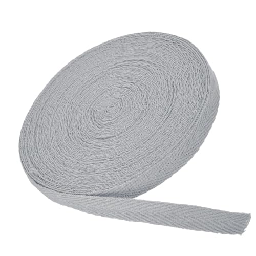 Boxonly Baumwoll-Twill-Klebeband, 9,1 cm, 9,1 m, Baumwollband, Schrägband, Fischgrätenmuster, Gurtband zum Nähen, Geschenkverpacken, Basteln, DIY, Silbergrau Boxonly Baumwoll-Twill-Klebeband, 9,1 cm, 9,1 m, Baumwollband, Schrägband, Fischgrätenmuster, Gurtband zum Nähen, Geschenkverpacken, Basteln, DIY, Silbergrau von Boxonly