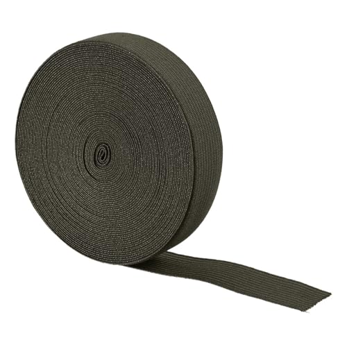 Boxonly Elastische Bänder zum Nähen, Dunkelgrün, 2 cm, 9,1 m, Strick, elastische Spule, 2 cm Breite, hohe Elastizität, Nähband für Perücken, Bund, Hosen Boxonly Elastische Bänder zum Nähen, Dunkelgrün, 2 cm, 9,1 m, Strick, elastische Spule, 2 cm Breite, hohe Elastizität, Nähband für Perücken, Bund, Hosen von Boxonly