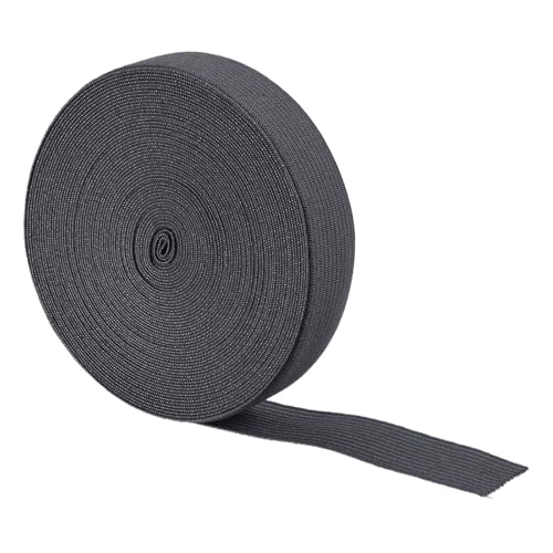 Boxonly Elastische Bänder zum Nähen, Grau, 2 cm, 9,1 m, Strick, elastische Spule, 2 cm Breite, hohe Elastizität, Nähband für Perücken, Bund, Hosen Boxonly Elastische Bänder zum Nähen, Grau, 2 cm, 9,1 m, Strick, elastische Spule, 2 cm Breite, hohe Elastizität, Nähband für Perücken, Bund, Hosen von Boxonly